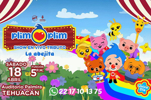 Plim Plim . Show en Vivo Tributo en Tehuacán